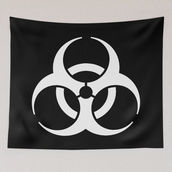 Item preview, Toxic Biohazard Zombie Logo designed and sold by DesireeNeves.