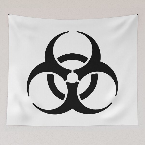 Item preview, Toxic Biohazard Zombie Logo designed and sold by DesireeNeves.
