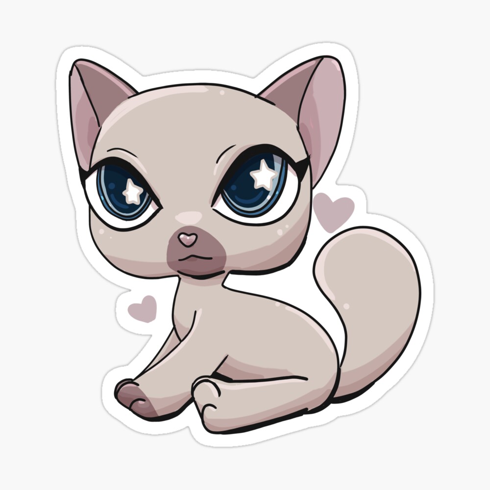 Lps Cat Drawing Lps Cat 319 Drawing Littlest Pet Shop Family Pet