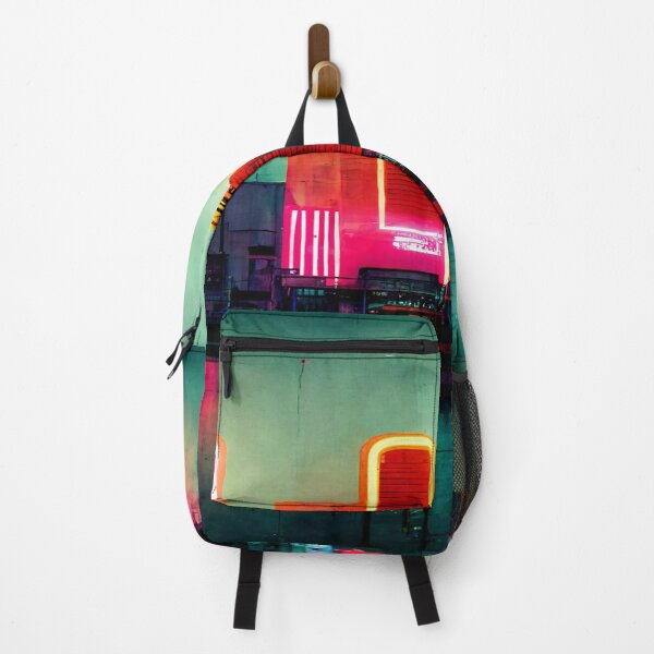 Item preview, Neon Tokyo City Skyline Buildings In Neon light / Tokyo City Silhouette designed and sold by Unwind-Art-Work.