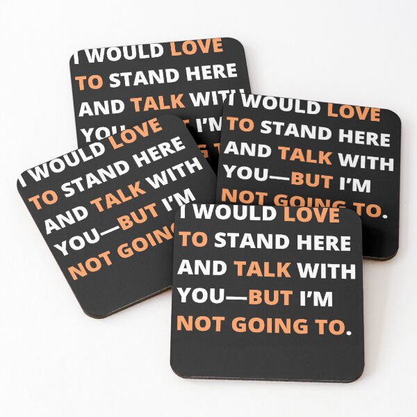 Item preview, Sarcastic Introvert Quote designed and sold by BuraxisQuotes.