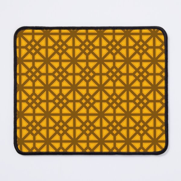 Item preview, Orange Tessellation Pattern Crochet Design Diamonds designed and sold by Mindi Maxine.