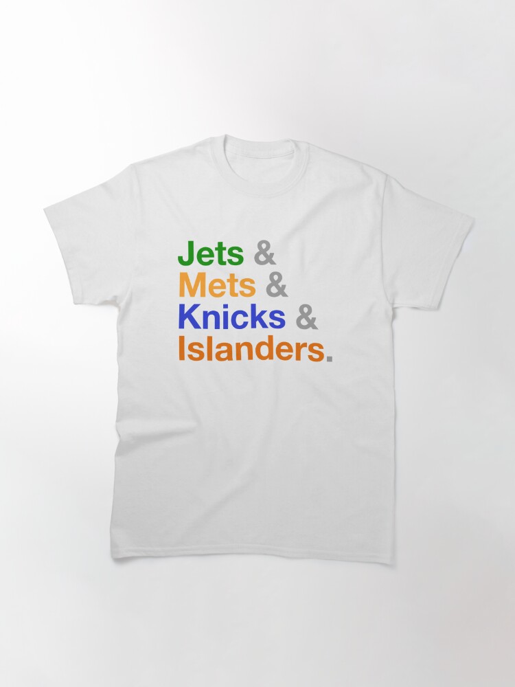 New York Mets Nets Jets MASH UP logo shirt S - 5XL!!!