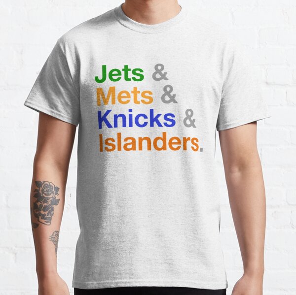 New York Mets Nets Jets MASH UP logo shirt S - 5XL!!!