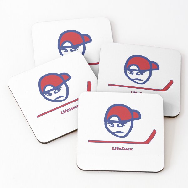 Item preview, New York Rangers Colors - LifeSucx Angry Guy designed and sold by LifeSucx.