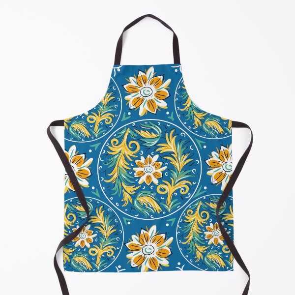 Aperçu de l'œuvre Carrelage Sicilien Bleu créée et vendue par PerlaDesignArt.