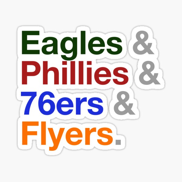 Philly's in the House - Phillies Flyers Eagles Sixers | Sticker