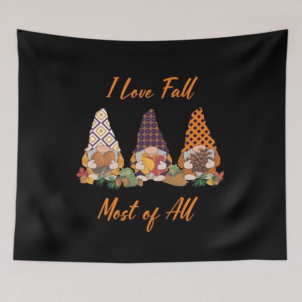 Item preview, I love fall Most of All Gnomes happy fall designed and sold by CHday.