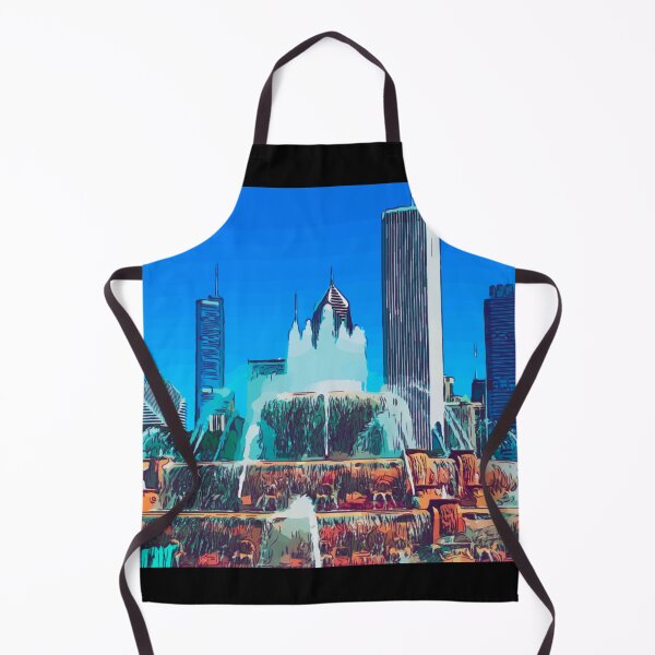 Item preview, Buckingham Fountain Chicago Illinois Color Noir designed and sold by HeatherAP.