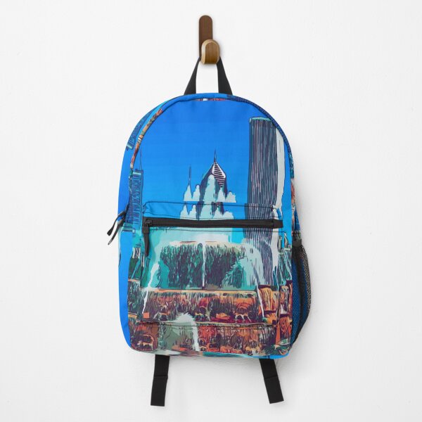 Item preview, Buckingham Fountain Chicago Illinois Color Noir designed and sold by HeatherAP.