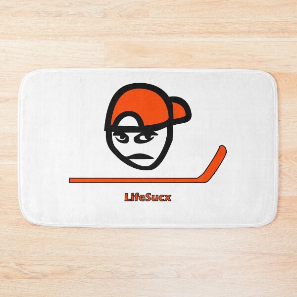 Item preview, Philadelphia Flyers Colors - LifeSucx Angry Guy designed and sold by LifeSucx.