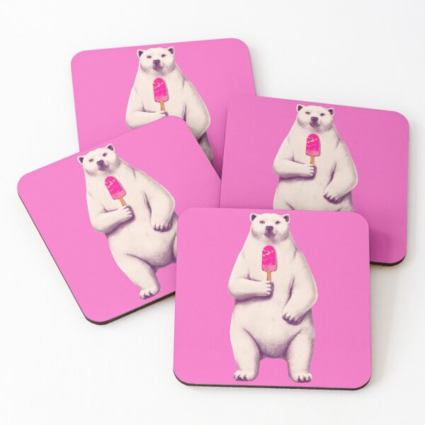 Item preview, Polar bear eating a popsicle designed and sold by binarty.