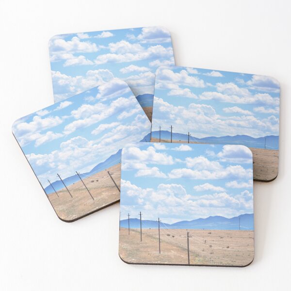 Item preview, Aesthetic Power Lines Under Blue Sky designed and sold by PotluckPrints.