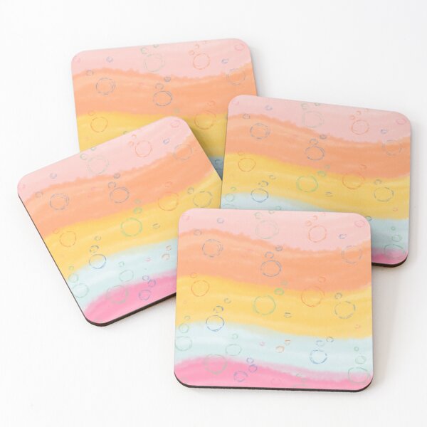 Item preview, Colourful art with bubbles designed and sold by MooRoar.