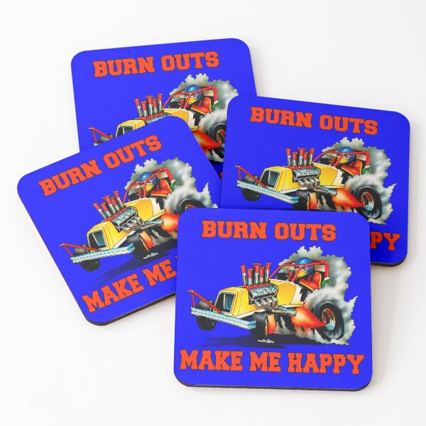 Item preview, Drag Racing Design Burn Outs Make Me Happy designed and sold by fantasticdesign.
