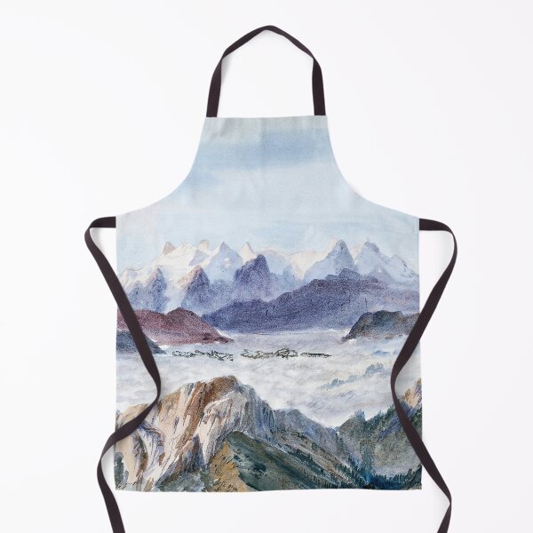 Item preview, Iselle from Mount Pilatus from Splendid Mountain Watercolours Sketchbook (1870) by John Singer Sargent designed and sold by Designedbysm.