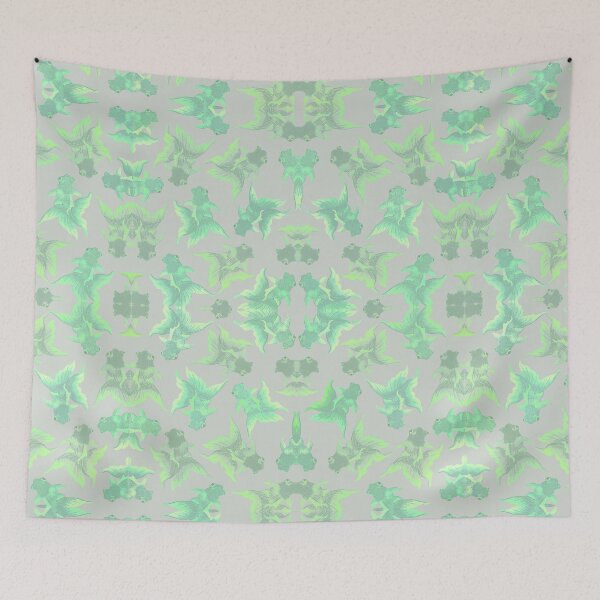 Item preview, Light Green Fish, Golfish, Fish, Fishes, Chinese, Fish Pattern, Green, Mint Green, Summer designed and sold by Clancy Rodgers.