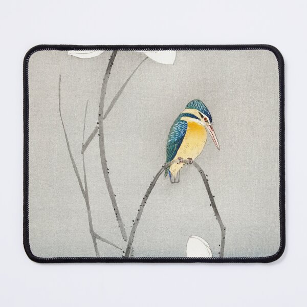 Item preview, Japanese Art Kingfisher with Lotus Flower (1900 - 1945) by Ohara Koson designed and sold by Designedbysm.