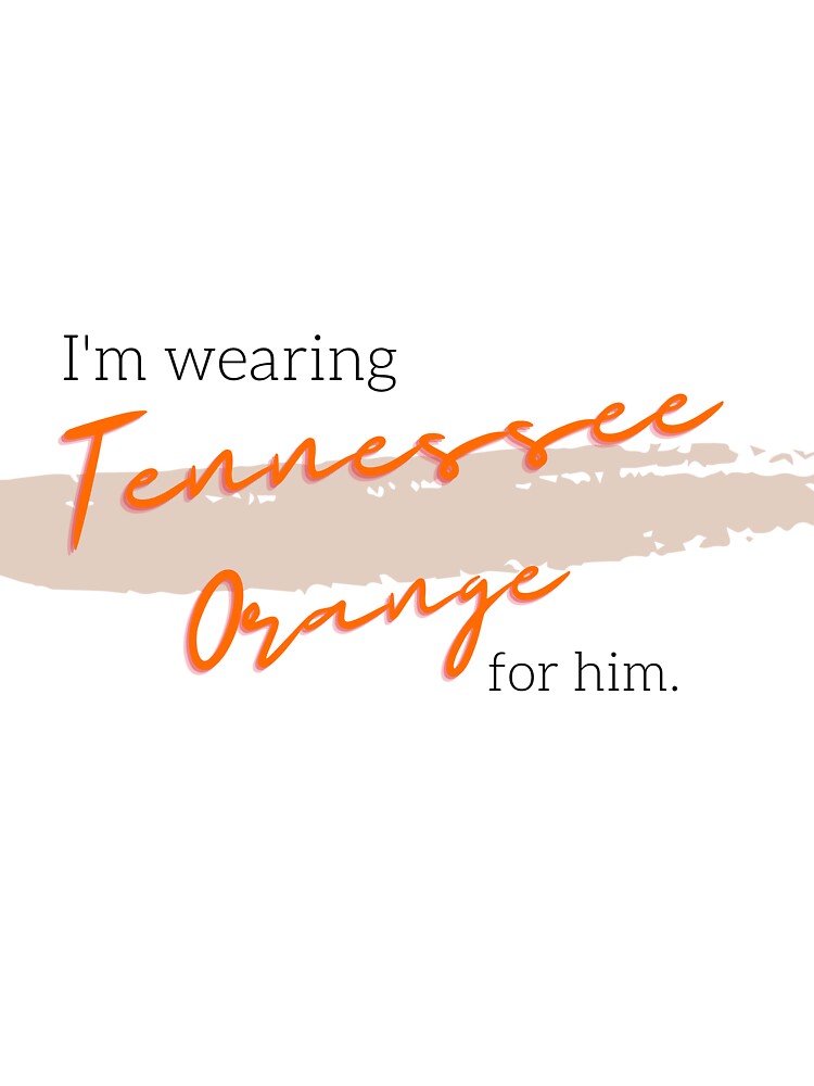 Tennessee Baseball Cartoon T-Shirt in Orange