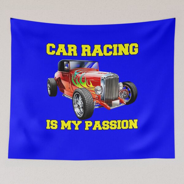Item preview, Funny Car Racing Saying Car Racing Is My Passion  designed and sold by fantasticdesign.