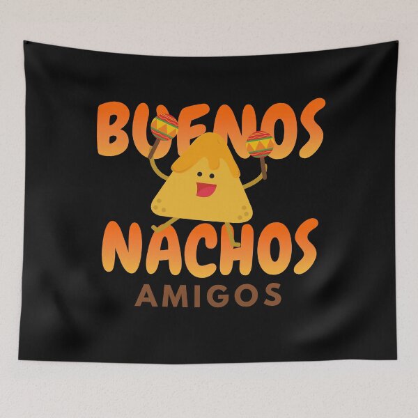Item preview, Buenos Nachos Amigos - buenas noches or buenos dias - variations of Spanish greetings  designed and sold by ALLURE-minimal.