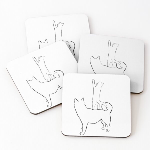 Item preview, cat and dog designed and sold by Mikolasha.