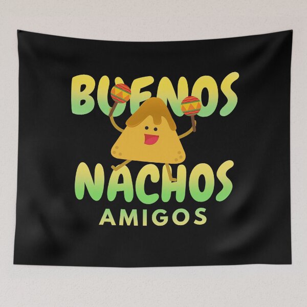 Item preview, Buenos Nachos Amigos - buenas noches or buenos dias - variations of Spanish greetings  designed and sold by ALLURE-minimal.