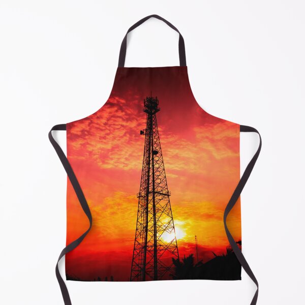 Item preview, Power Lines Under Red Sky designed and sold by PotluckPrints.