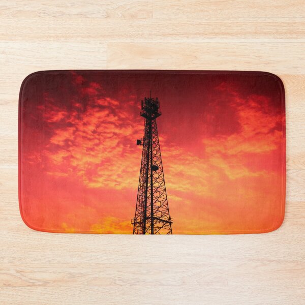 Item preview, Power Lines Under Red Sky designed and sold by PotluckPrints.