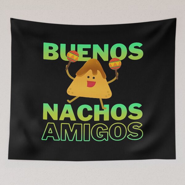 Item preview, Buenos Nachos Amigos - buenas noches or buenos dias - variations of Spanish greetings  designed and sold by ALLURE-minimal.