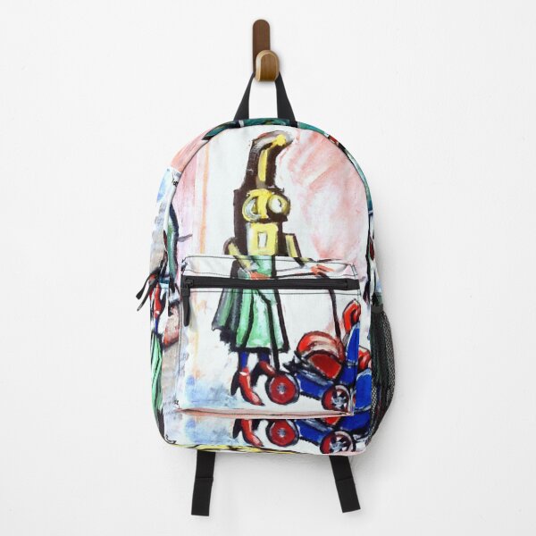 Item preview, 2 people taking baby for a walk.  a picasso influence] designed and sold by smiley100.