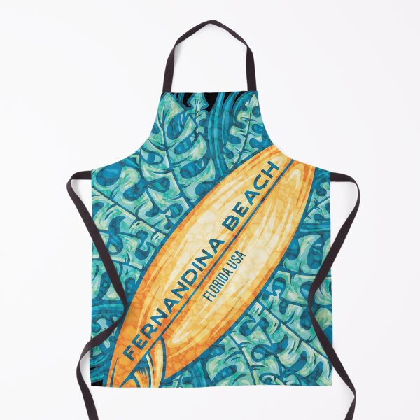 Item preview, Fernandina Beach Tropical Surboard designed and sold by LanikaiBeach.