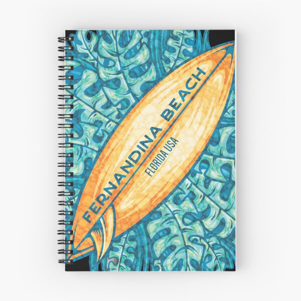 Item preview, Fernandina Beach Tropical Surboard designed and sold by LanikaiBeach.