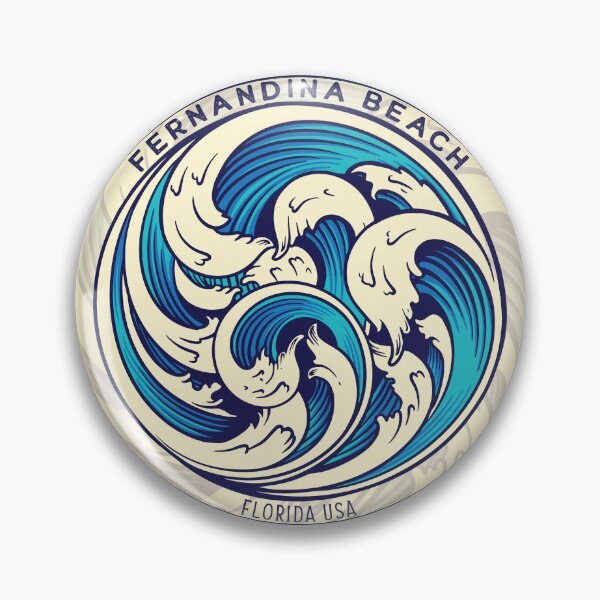 Item preview, Fernandina Beach Waves designed and sold by LanikaiBeach.