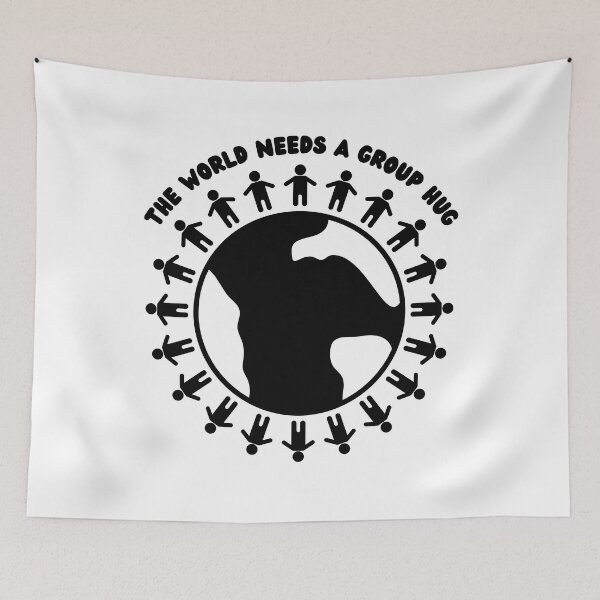 Item preview, The World Needs A Hug _Art designed and sold by KereetsaOne.