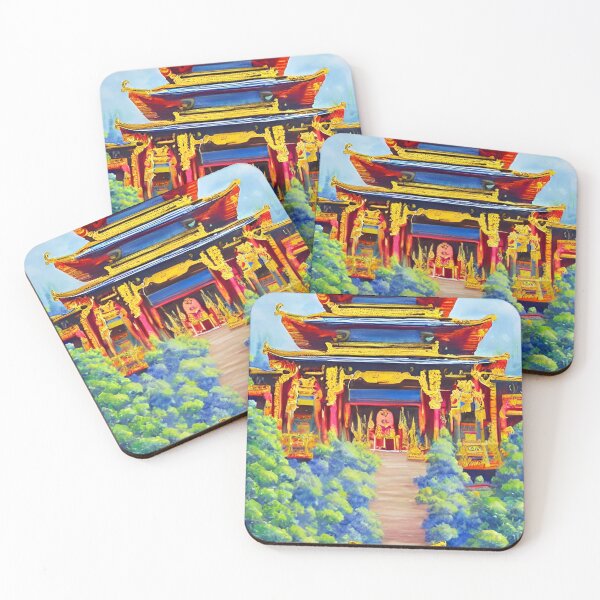 Item preview, Painted Golden Temple designed and sold by Jrw-Design.