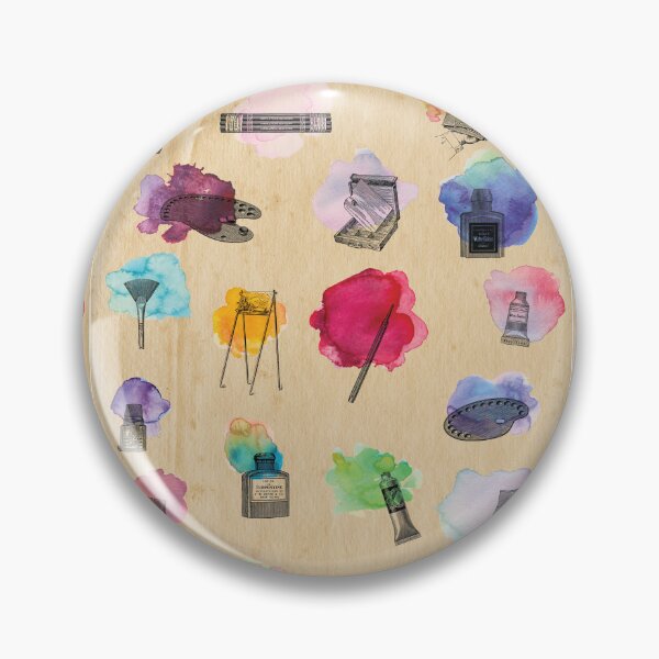 Item preview, Art supplies pattern designed and sold by theartsycamper.
