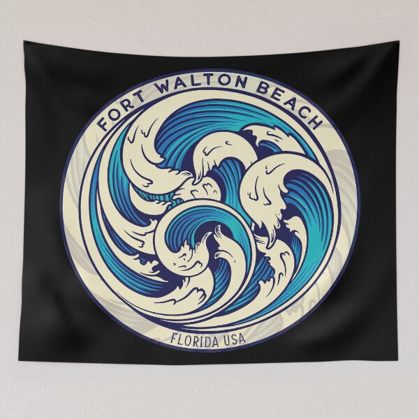 Item preview, Fort Walton Beach Waves designed and sold by LanikaiBeach.