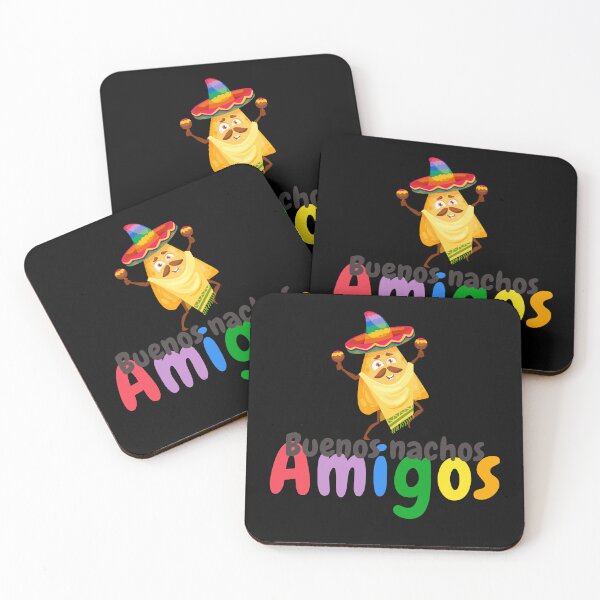 Item preview, Buenos Nachos Amigos - buenas noches or buenos dias - variations of Spanish greetings  designed and sold by ALLURE-minimal.