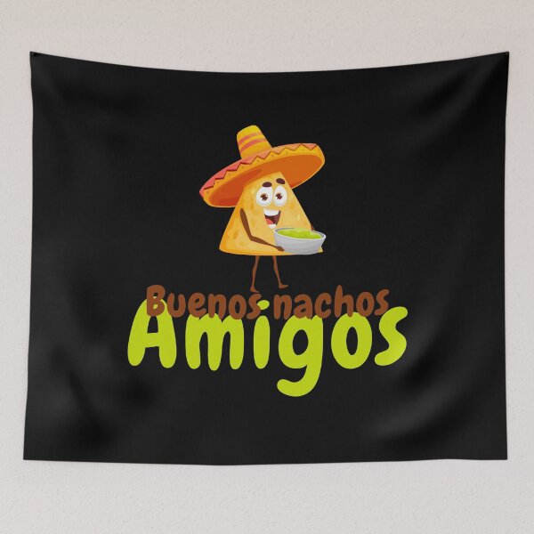 Item preview, Buenos Nachos Amigos - buenas noches or buenos dias - variations of Spanish greetings  designed and sold by ALLURE-minimal.