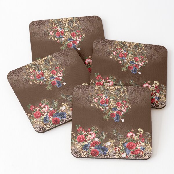 Item preview, flowers animal print texture baroque  designed and sold by victoriaarend.