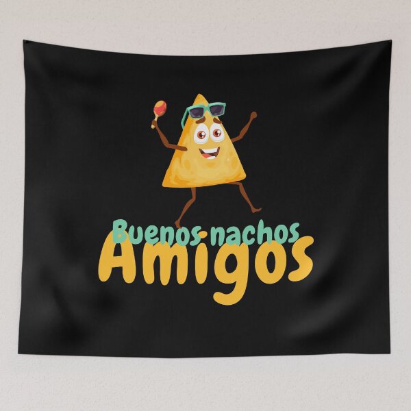 Item preview, Buenos Nachos Amigos - buenas noches or buenos dias - variations of Spanish greetings  designed and sold by ALLURE-minimal.