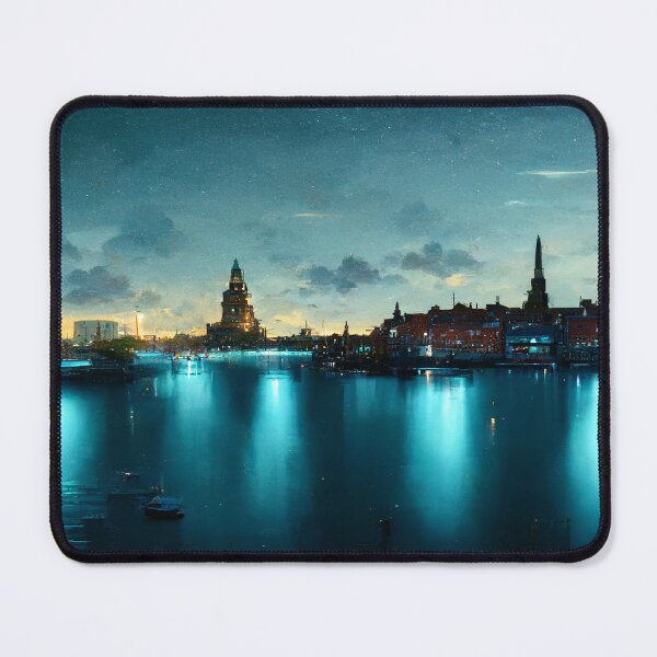 Item preview, Neon Copenhagen City Skyline Neonlight / Copenhagen,Denmark designed and sold by Unwind-Art-Work.