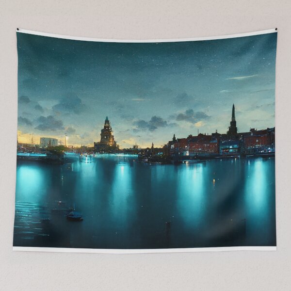 Item preview, Neon Copenhagen City Skyline Neonlight / Copenhagen,Denmark designed and sold by Unwind-Art-Work.