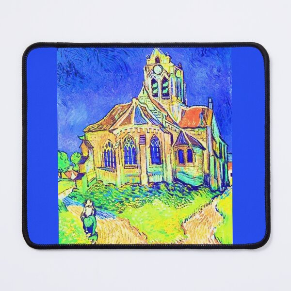 Item preview, Vincent van Gogh's The Church at Auvers (1890) famous painting [Digitally enhanced by WatermarkNZ Press designed and sold by CristalleLisa.