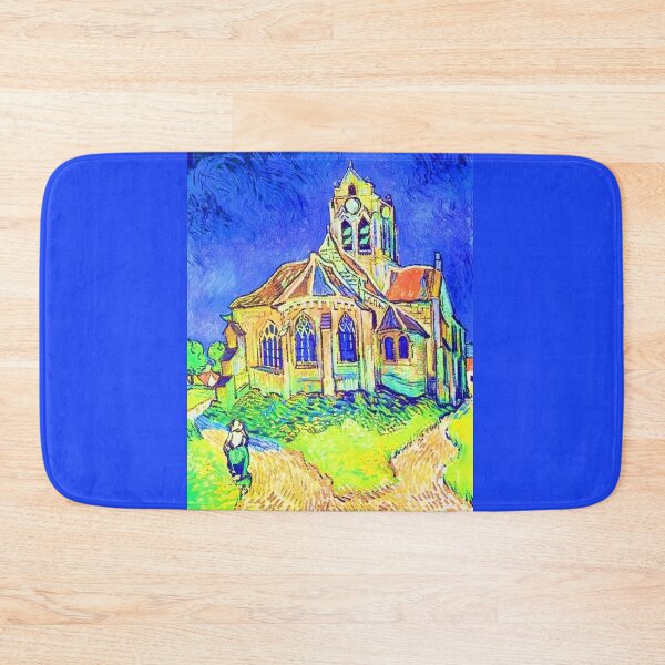 Item preview, Vincent van Gogh's The Church at Auvers (1890) famous painting [Digitally enhanced by WatermarkNZ Press designed and sold by CristalleLisa.