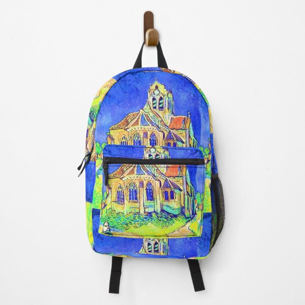 Item preview, Vincent van Gogh's The Church at Auvers (1890) famous painting [Digitally enhanced by WatermarkNZ Press designed and sold by CristalleLisa.