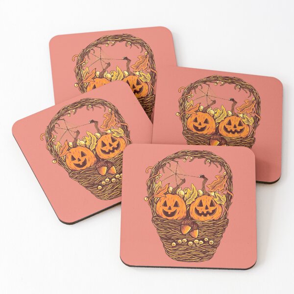 Item preview, basket with small pumpkins designed and sold by si3iy.