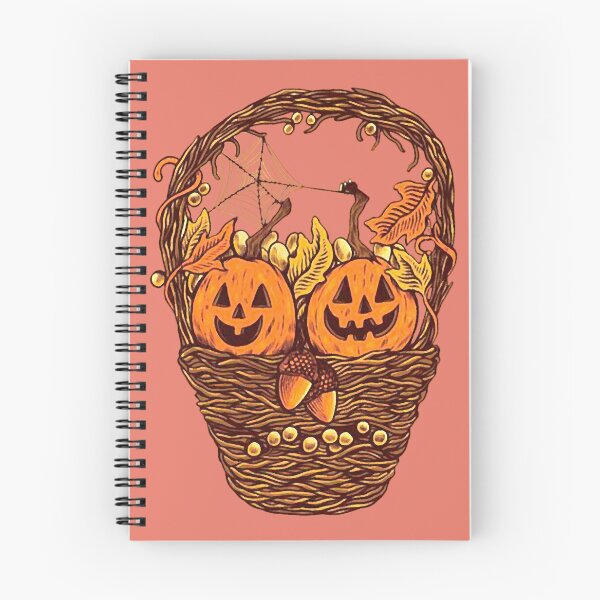 Item preview, basket with small pumpkins designed and sold by si3iy.