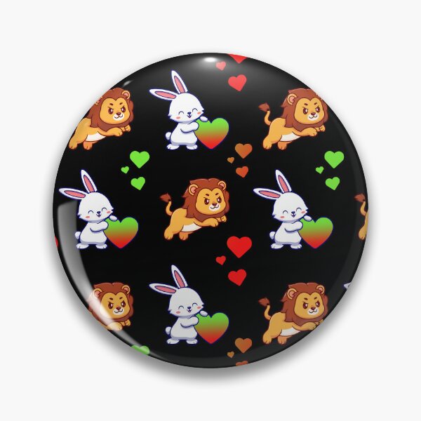 Item preview, Leo and Bunny with BJYX Love Heart Pattern Design  designed and sold by DMJPRINT.